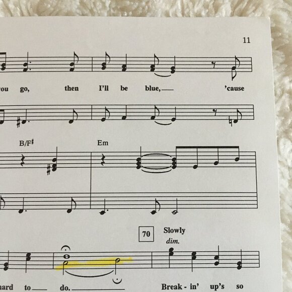 5/$25 'Breaking Up Is Hard To Do' Pop Hit Vocal Arrangement Music Sheets - Picture 3 of 3
